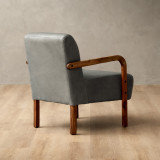 Demo - Palmiet Leather Chair - Blackwood - Pepper - 6