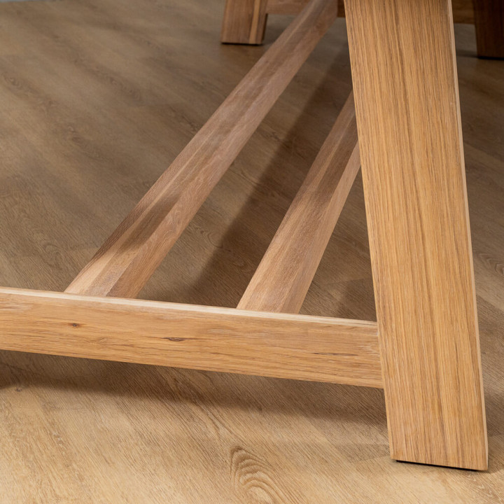 Demo - 2.8m Griekwa Dining Table - Oak - 10