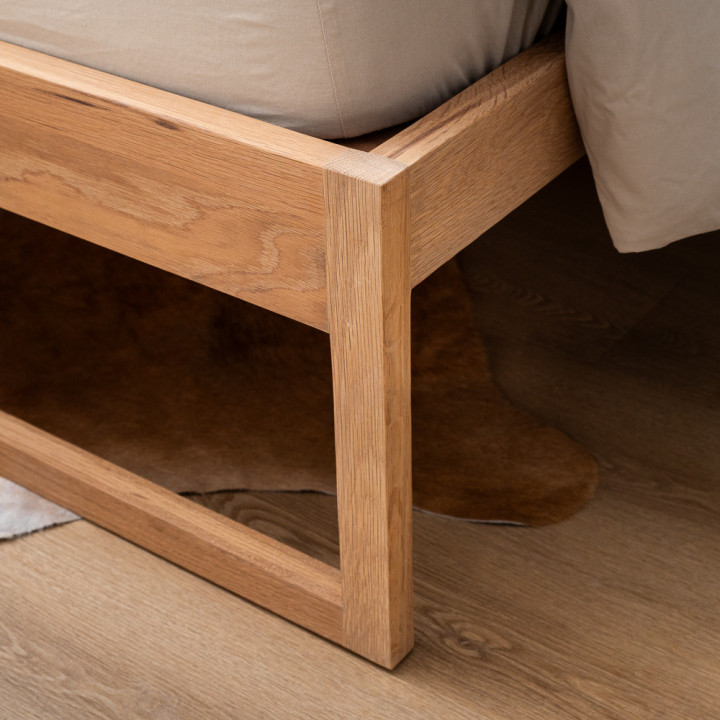 Kimberley Swazi Bed - Queen - Ginger - Oak - 7