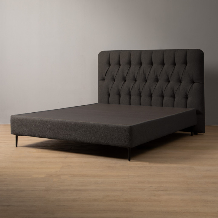 Haverlyn Caravé Bed - Double - Charcoal - 3