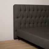 Haverlyn Caravé Bed - Double - Charcoal - 4