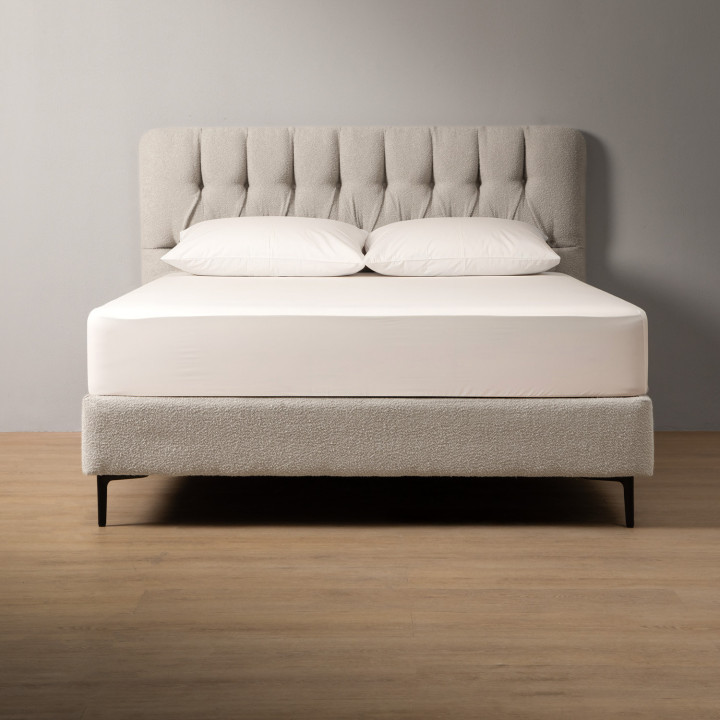 Haverlyn Caravé Bed - Double - Latté - 1