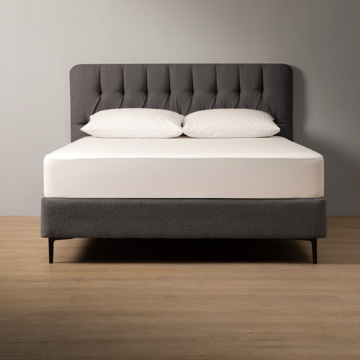 Haverlyn Caravé Bed - Double - Pebble - 1