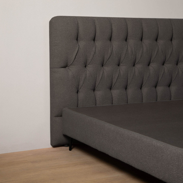 Haverlyn Caravé Bed - Double - Pebble - 4
