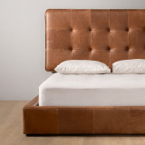 Ravelin Montanelle Leather Bed - Queen - Cinnamon - 5