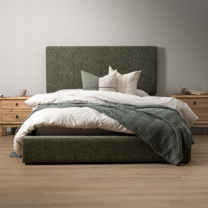 Emberley Montanelle Bed - Queen - Stoneweave Green - 2