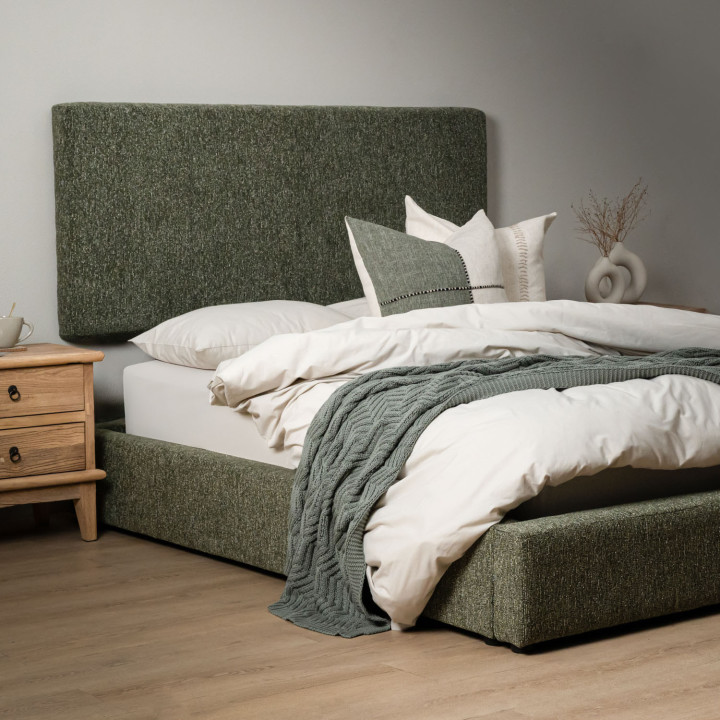 Emberley Montanelle Bed - Queen - Stoneweave Green - 3