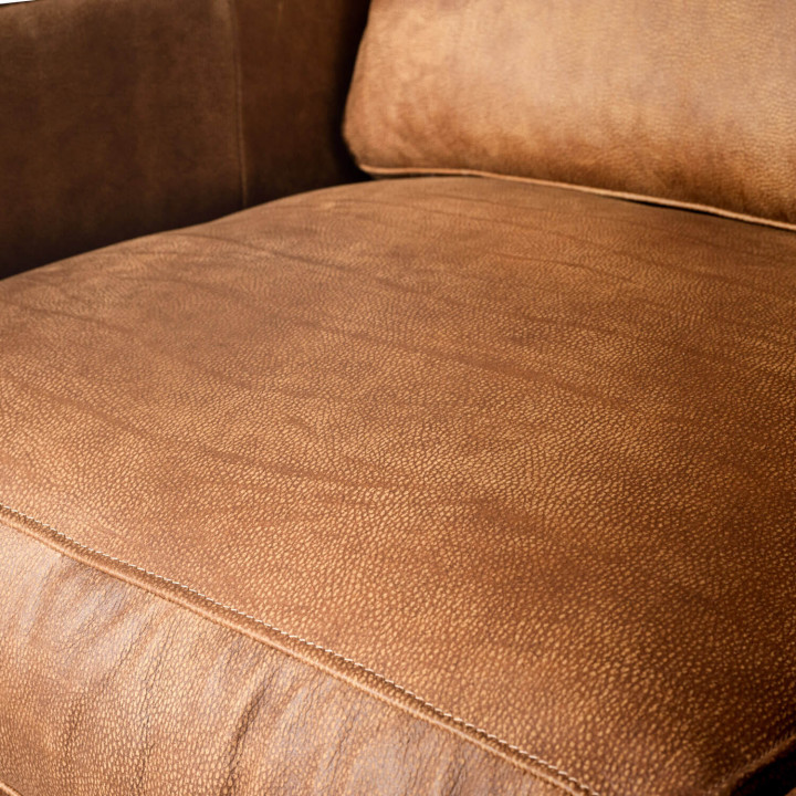 Hamlet 2-Seater Leather Couch - Caramel - 5