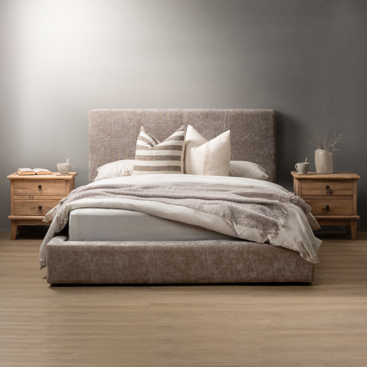 Emberley Montanelle Bed - King XL - Fossil Wave - 2