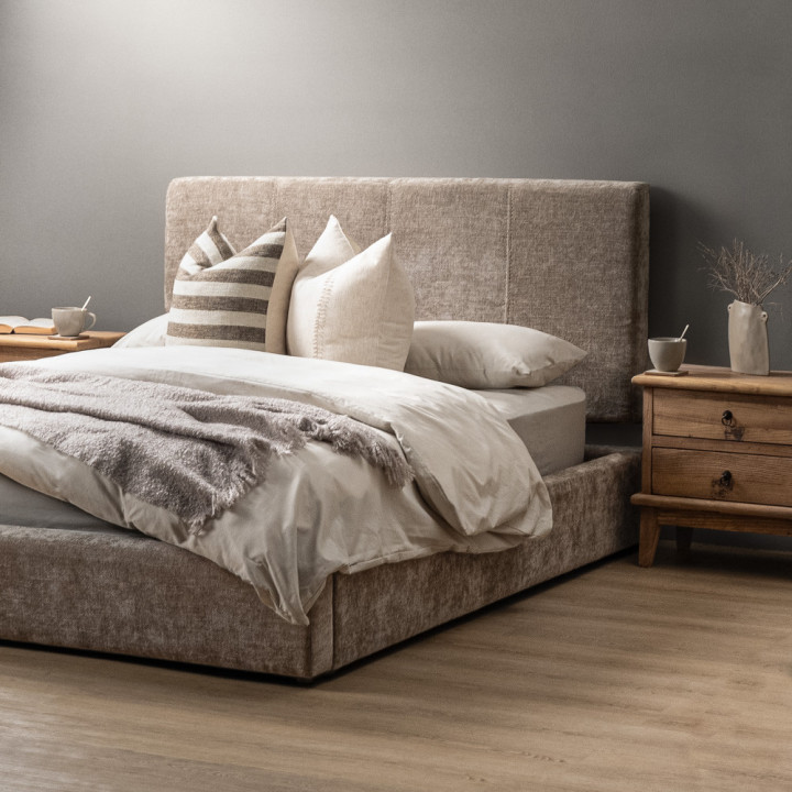 Emberley Montanelle Bed - King XL - Fossil Wave - 3