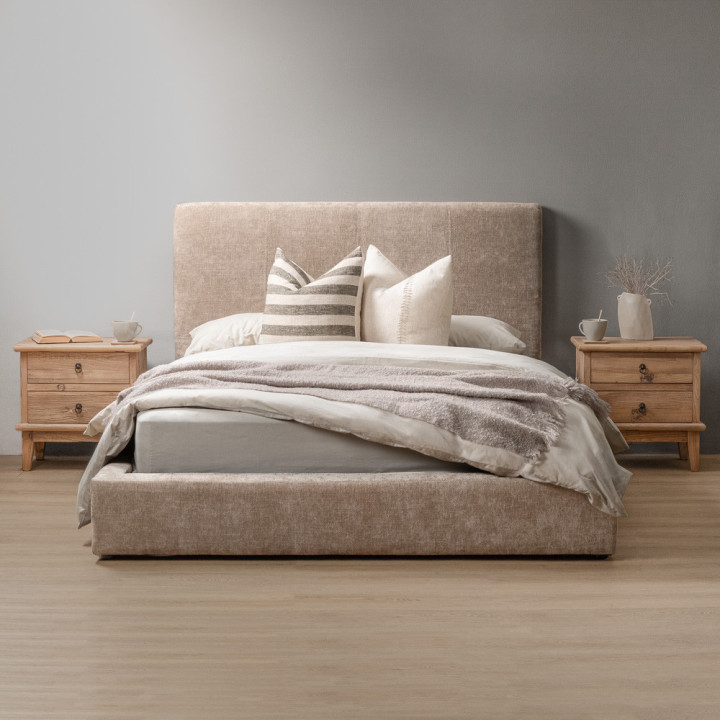 Emberley Montanelle Bed - King XL - Sand Wave - 2