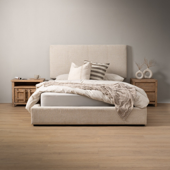 Emberley Montanelle Bed - King XL - Latté - 2