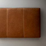Emberley Montanelle Leather Bed - King XL - Cinnamon - 5