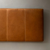 Emberley Montanelle Leather Bed - King XL - Tan - 5