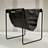 Firewood Log Carrier with Stand - Black - 1