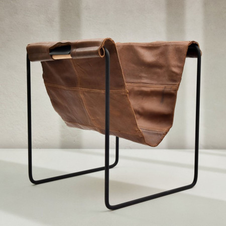 Firewood Log Carrier with Stand - Butterscotch
