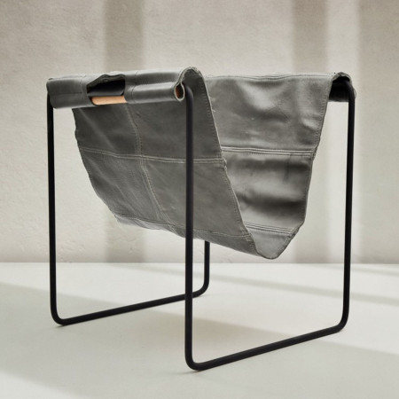 Firewood Log Carrier with Stand - Pepper