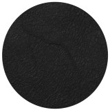 Leather Coaster - Set of 4 - Black - 1