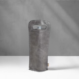 Single Leather Wine Bag - Single - Pepper - 1