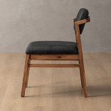 Jozi Leather Dining Chair - Blackwood - Midnight - 3
