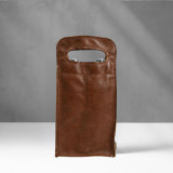 Double Leather Wine Bag - Butterscotch - 1