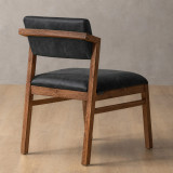 Jozi Leather Dining Chair - Blackwood - Midnight - 4