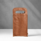 Double Leather Wine Bag - Ginger - 1