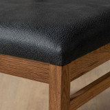 Jozi Leather Dining Chair - Blackwood - Midnight - 5