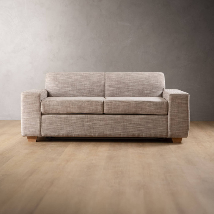 Karoo Fabric Sleeper Couch - Stone Pixels - 2