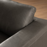 2.2m Westerman Leather Couch - Pepper - 4