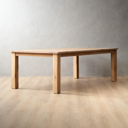 3.2m Linear Dining Table - Oak (1.2m Width) - 1
