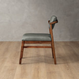 Jozi Leather Dining Chair - Blackwood - Pepper - 2