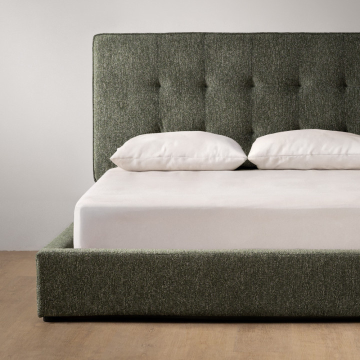Ravelin Montanelle Bed - Queen - Stoneweave Green - 7
