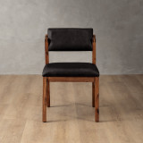 Jozi Leather Dining Chair - Blackwood - Black - 2