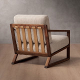 Clarens Fabric Armchair - Blackwood - Sea Sand - 2