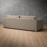 Clanwilliam 3-Seater Fabric Couch - Stone Pixels - 4