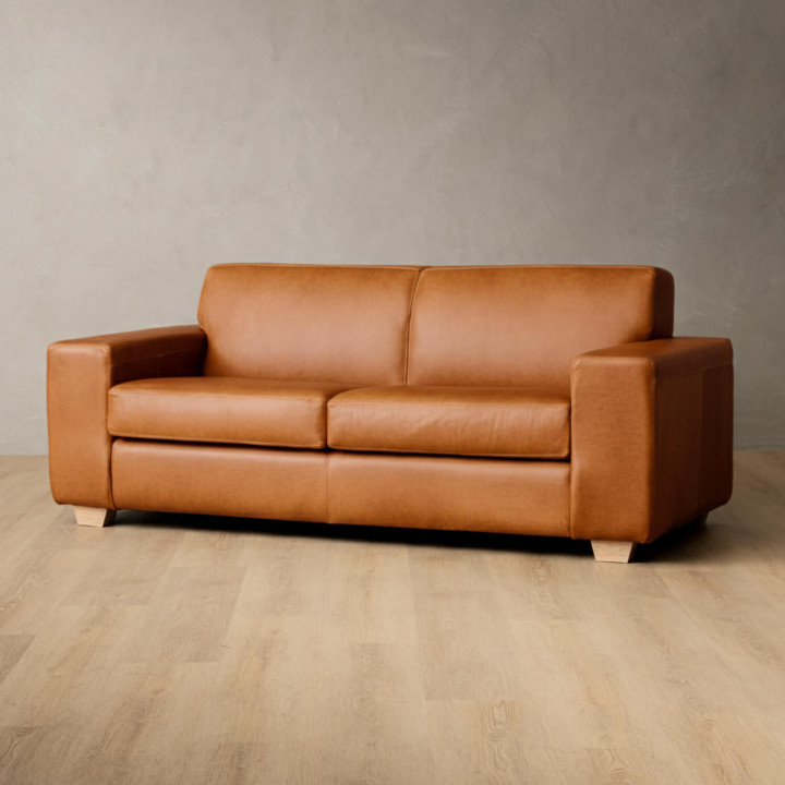 Demo - Karoo 2-Seater Leather Couch - Ginger - 3