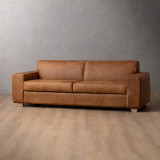 Demo - Karoo 3-Seater Leather Couch - Caramel - 5