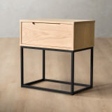Demo - Tankwa 1-Drawer Pedestal - Large - Pale Wheat - 2
