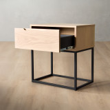 Demo - Tankwa 1-Drawer Pedestal - Large - Pale Wheat - 3