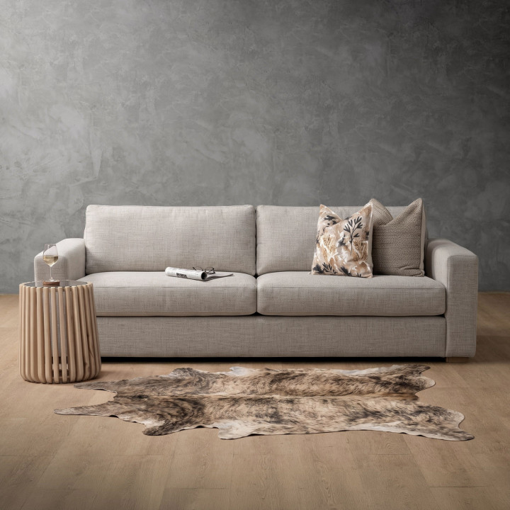 Clanwilliam 4-Seater Fabric Couch - Dusted Taupe - 2