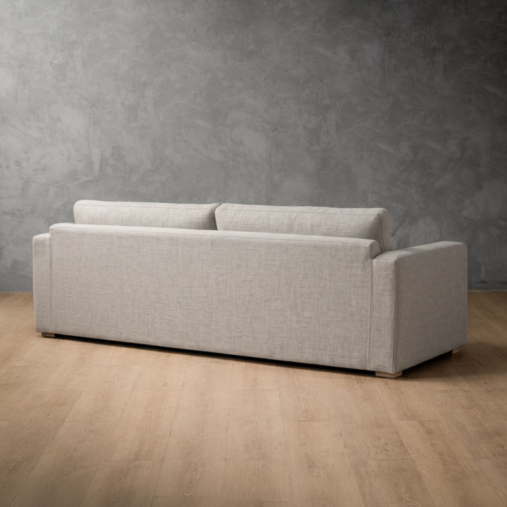 Clanwilliam 4-Seater Fabric Couch - Dusted Taupe - 4