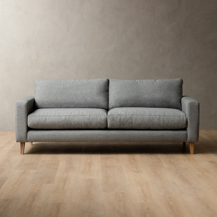 Demo - Hamlet 3-Seater Fabric Couch - Falcon Grey - 1