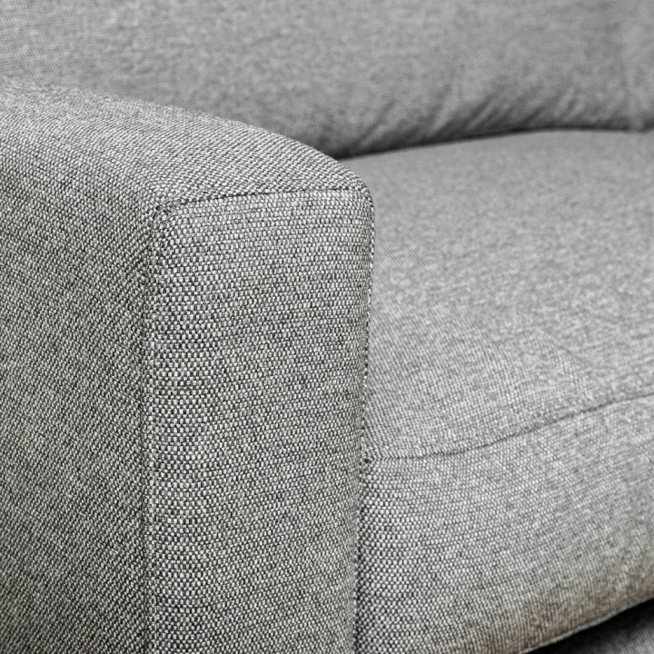 Demo - Hamlet 3-Seater Fabric Couch - Falcon Grey - 9