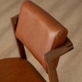 Jozi Leather Dining Chair - Blackwood - Butterscotch - 7