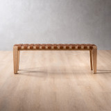 1.2m Riempie Bench - Oak - Butterscotch - 2