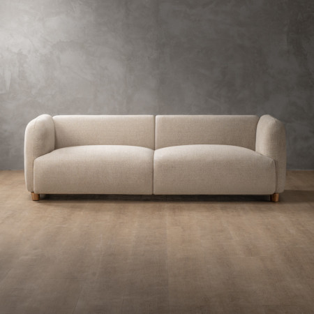 Monteluce 4-Seater Fabric Couch - Latté - 1