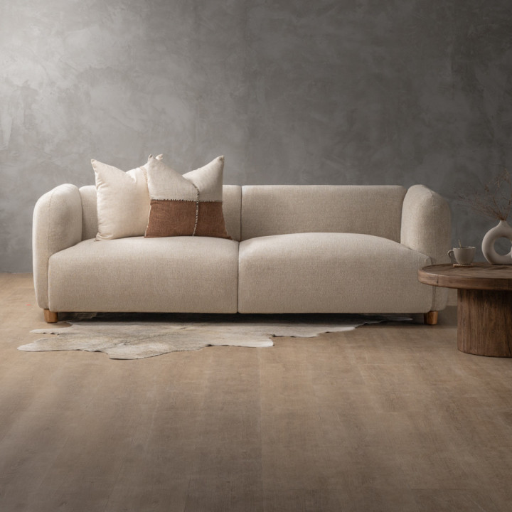 Monteluce 4-Seater Fabric Couch - Latté - 3