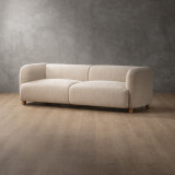 Monteluce 4-Seater Fabric Couch - Latté - 4