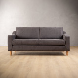 2.0m Douglas Fabric Couch - Pewter - 1